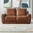Liberty Furniture Blake 2 Piece Power Reclining Loveseat - Brown Leather