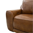 Liberty Furniture Blake Sofa & Loveseat Power Reclining Set - Brown Leather
