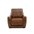 Liberty Furniture Blake Sofa & Recliner Power Reclining Set - Brown Leather