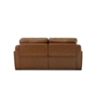 Liberty Furniture Blake Sofa & Recliner Power Reclining Set - Brown Leather