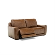 Liberty Furniture Blake Sofa & Recliner Power Reclining Set - Brown Leather