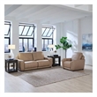 Liberty Furniture Blake Sofa & Recliner Power Reclining Set - Oatmeal Leather