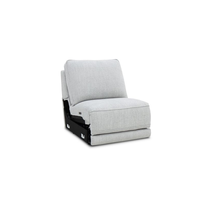 Liberty Furniture Blake 5 Piece Power Reclining Sectional Sofa Smoke Gray Fabric