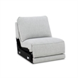 Liberty Furniture Blake 5 Piece Power Reclining Sectional Sofa Smoke Gray Fabric