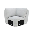 Liberty Furniture Blake 5 Piece Power Reclining Sectional Sofa Smoke Gray Fabric