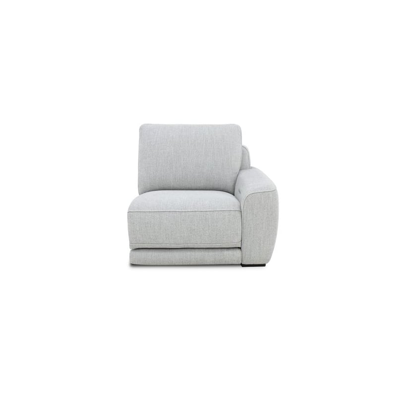 Liberty Furniture Blake Sofa & Loveseat Power Reclining Set - Smoke Gray Fabric