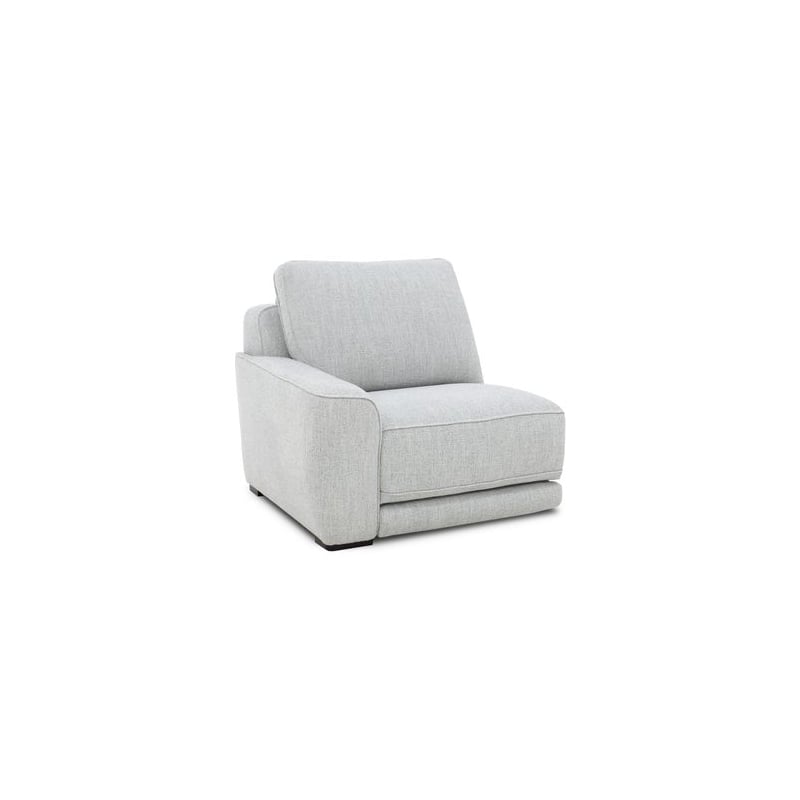 Liberty Furniture Blake Sofa & Loveseat Power Reclining Set - Smoke Gray Fabric
