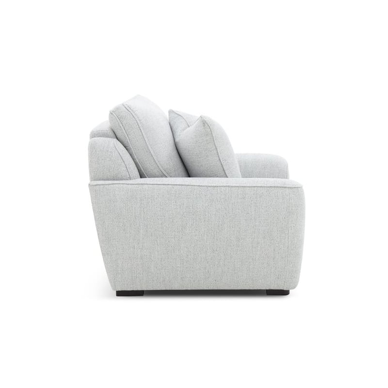 Liberty Furniture Blake Sofa & Recliner Power Reclining Set - Smoke Gray Fabric