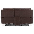 Liberty Furniture Blair Sofa & Loveseat Power Reclining Set Cognac Brown Leather