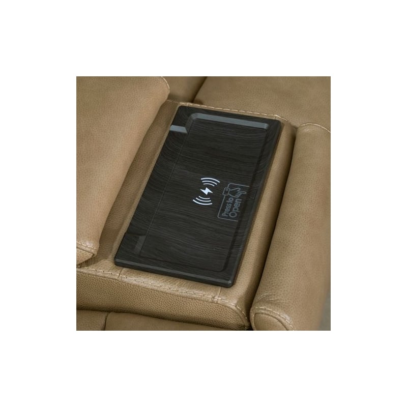 Liberty Furniture Carrington 6 Piece Reclining Sectional Sofa York Sand Leather