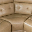 Liberty Furniture Carrington 6 Piece Reclining Sectional Sofa York Sand Leather