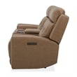 Liberty Carrington Sofa & Loveseat Power Reclining Set - York Sand Leather