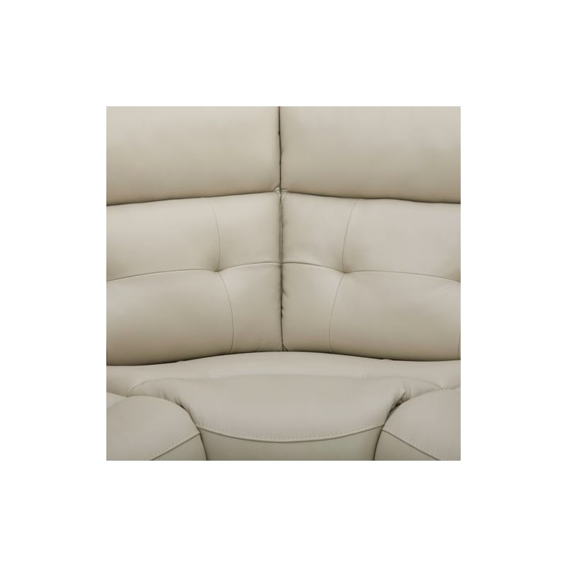 Liberty Furniture Carrington 6 Piece Power Sectional Sofa - Stone Cream Leather