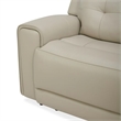 Liberty Furniture Carrington 6 Piece Power Sectional Sofa - Stone Cream Leather