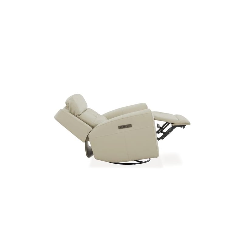 Liberty Furniture Carrington Sofa & Recliner Power Set - Stone Cream Leather