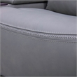 Liberty Furniture Cooper Power Reclining Loveseat with Console Blue Gray Leather