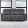 Liberty Furniture Cooper Power Reclining Sofa - Blue Gray Leather