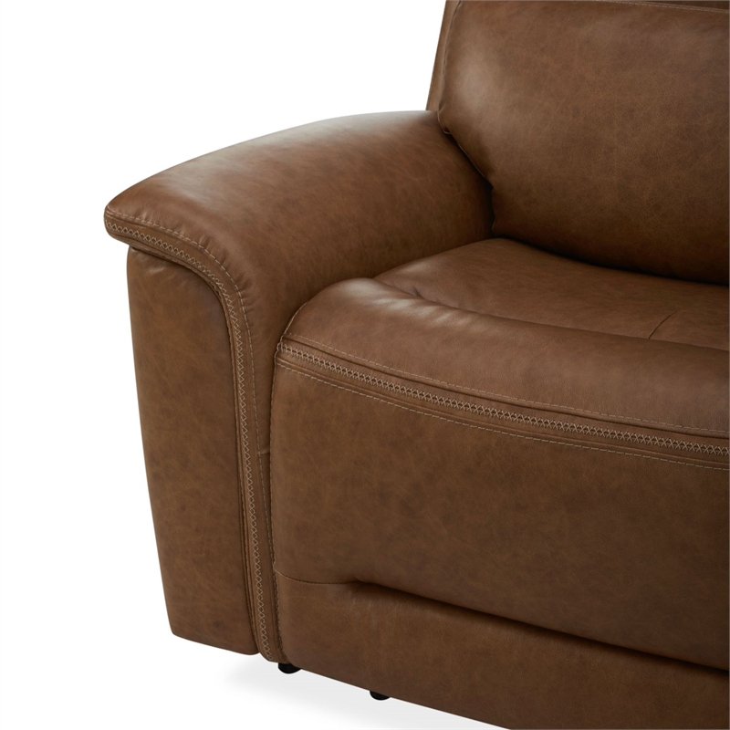 Liberty Furniture Cooper 6 Piece Power Reclining Sectional Sofa - Brown Leather