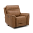 Liberty Furniture Cooper Sofa & Recliner Power Reclining Set Camel Brown Leather