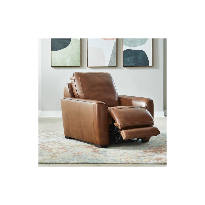Liberty Furniture Blake Power Reclining Sofa Loveseat & Recliner - Brown Leather