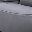 Liberty Furniture Cooper Sofa Loveseat & Recliner Power Set - Blue Gray Leather