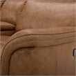 Cooper Sofa Loveseat & Recliner Power Reclining Set - Camel Brown Leather