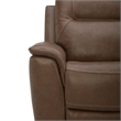 Liberty Furniture Collins Power Recline Loveseat with Console - Brown