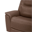 Liberty Furniture Collins Power Recline Loveseat with Console - Brown
