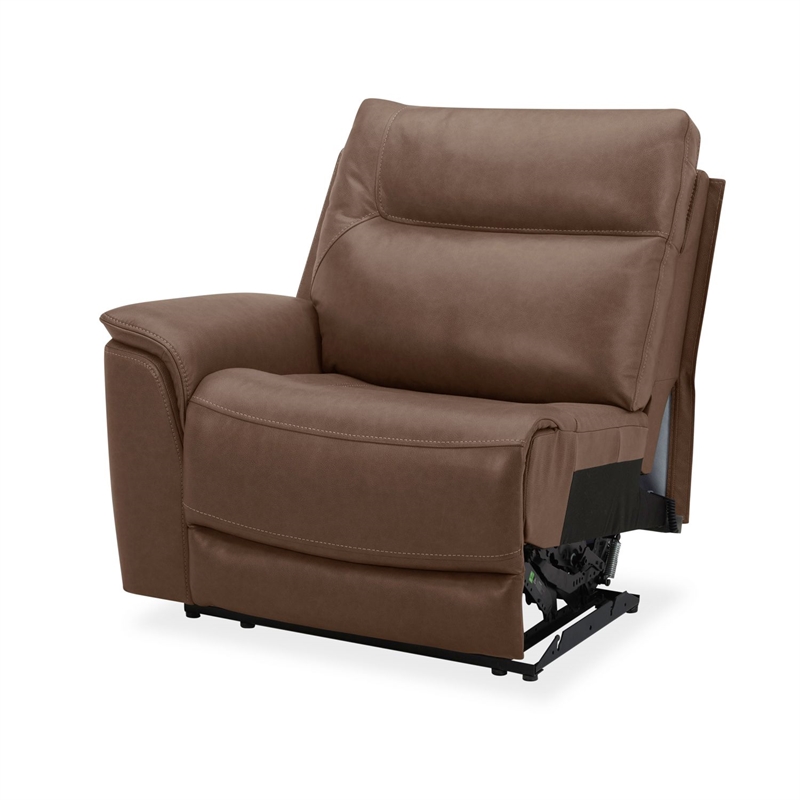 Liberty Furniture Collins Power Recline 6 Piece Sectional Sofa - Brown