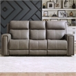 Liberty Furniture Camden Power Recline Sofa - Gray