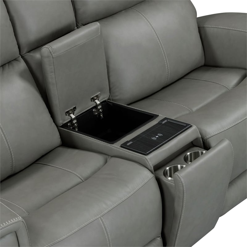 Liberty Furniture Camden Power Recline Sofa & Loveseat - Gray