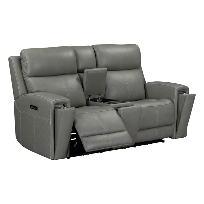 Liberty Furniture Camden Power Recline Sofa with Loveseat & Recliner - Gray