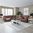 Liberty Furniture Beckham Power Recline 7 Piece Sectional Sofa - Brown
