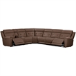 Liberty Furniture Beckham Power Recline 7 Piece Sectional Sofa - Brown