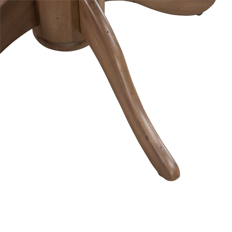 Liberty Furniture Brook Bay Dining Drop Leaf Table - Sandstone Brown Wood