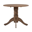 Liberty Furniture Brook Bay Dining Drop Leaf Table - Sandstone Brown Wood