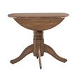 Liberty Furniture Brook Bay Dining Drop Leaf Table - Sandstone Brown Wood