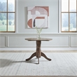 Liberty Furniture Brook Bay Dining Drop Leaf Table - Sandstone Brown Wood