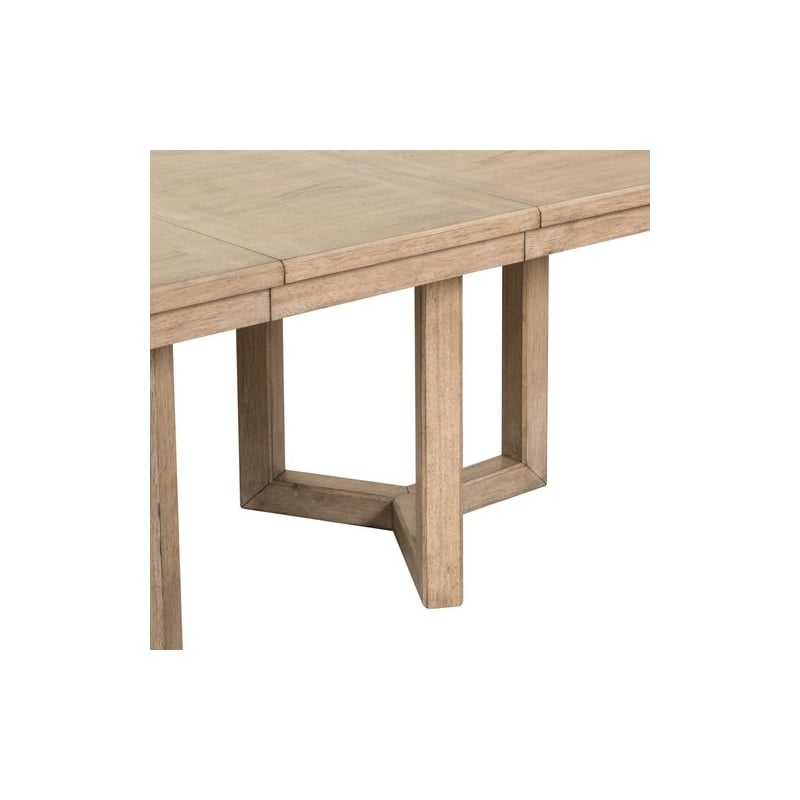 Liberty Furniture Proximity Place Dining Room Double Pedestal Table - Brown Birch Wood