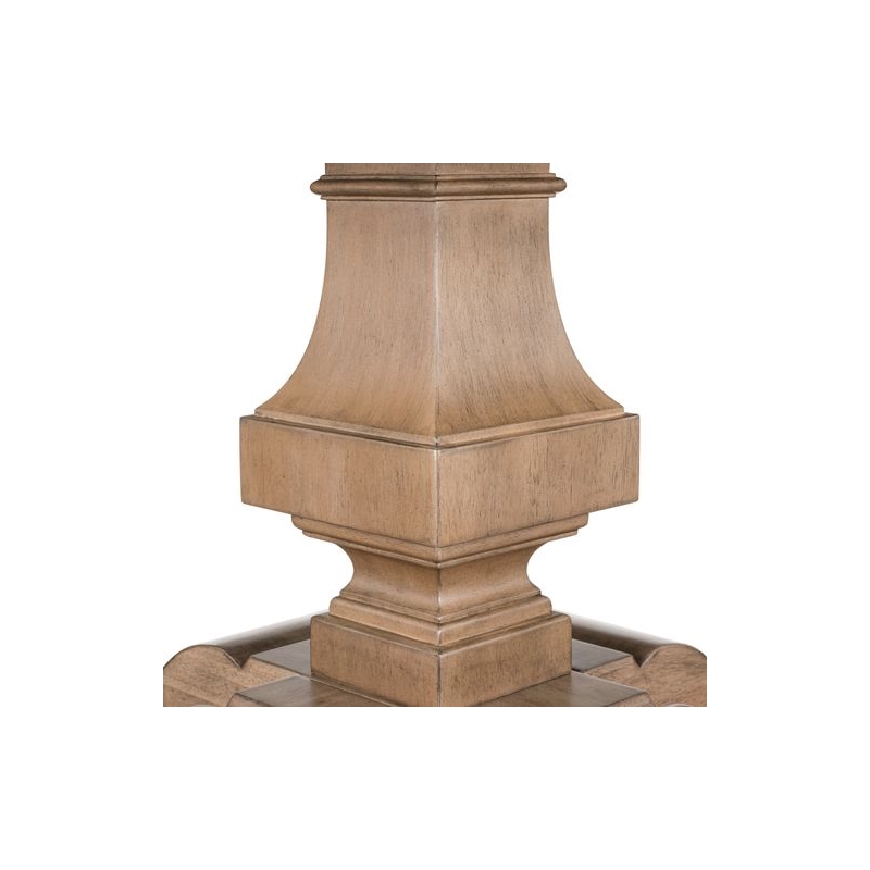 Liberty Furniture Haven Hills Dining Room Pedestal Table - Brown Birch Wood