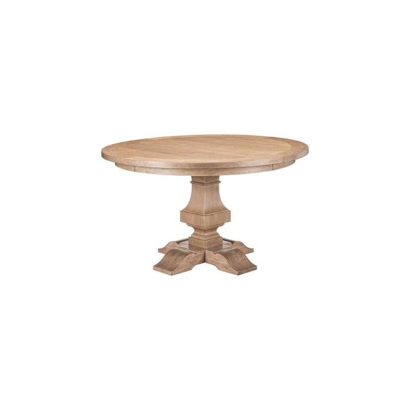 Liberty Furniture Haven Hills Dining Room Pedestal Table - Brown Birch Wood