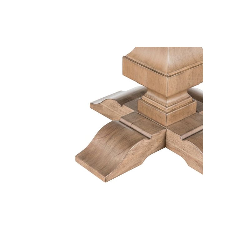 Liberty Furniture Haven Hills Dining Room Pedestal Table - Brown Birch Wood