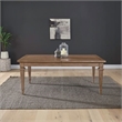 Liberty Furniture Haven Hills Dining Room Rectangular Leg Table Brown Birch Wood