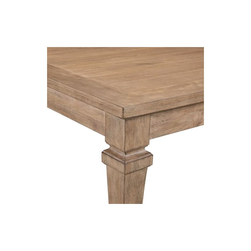 Liberty Furniture Haven Hills Dining Room Rectangular Leg Table Brown Birch Wood