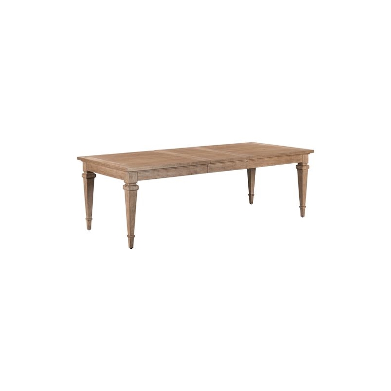 Liberty Furniture Haven Hills Dining Room Rectangular Leg Table Brown Birch Wood