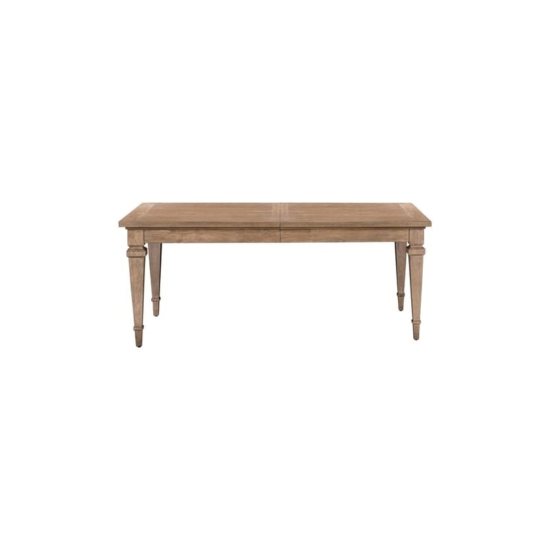 Liberty Furniture Haven Hills Dining Room Rectangular Leg Table Brown Birch Wood