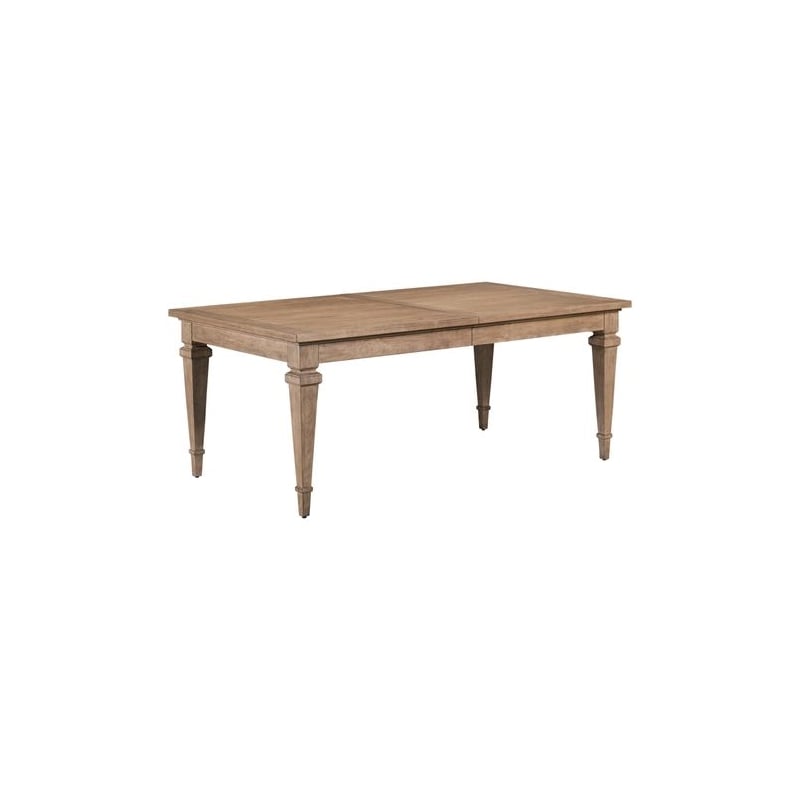 Liberty Furniture Haven Hills Dining Room Rectangular Leg Table Brown Birch Wood