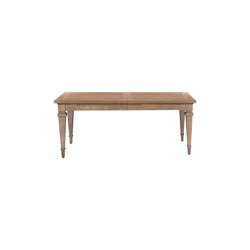 Liberty Furniture Haven Hills Dining Room Rectangular Leg Table Brown Birch Wood