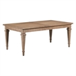 Liberty Furniture Haven Hills Dining Room Rectangular Leg Table Brown Birch Wood