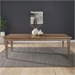 Liberty Furniture Haven Hills Dining Room Rectangular Leg Table Brown Birch Wood